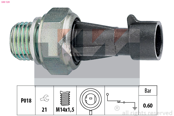 Senzor presiune ulei 500 129 KW